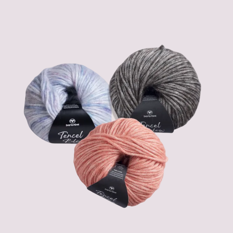 Tencel Blow – airy blow yarn with Tencel and alpaca