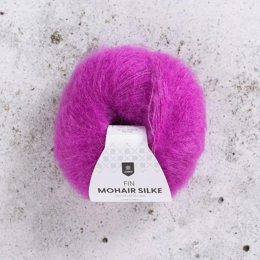 Fin Mohair Silke - Garn från Järbo - Fru Olesen Garn