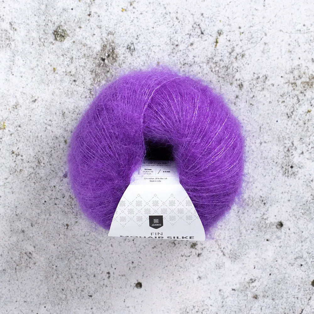 Fin Mohair Silke - Garn från Järbo - Fru Olesen Garn