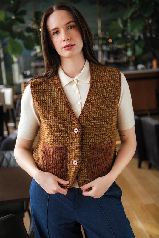 Cambridge - väst med fickor