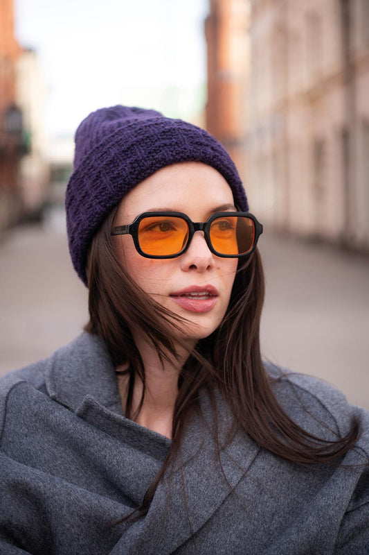 Yale - stickad mössa