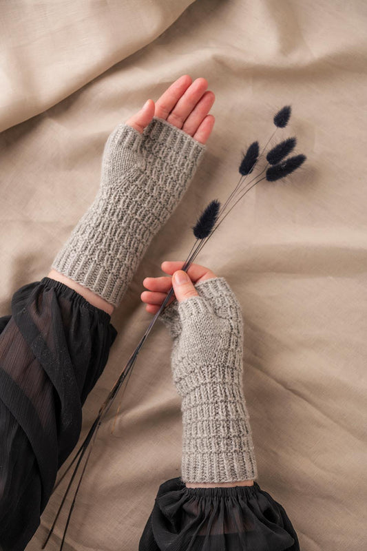 Klintehamn - stickad halvvante