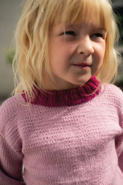 Minnis bay - stickad barntröja