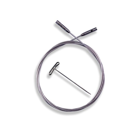 ChiaoGoo Silver SWIV360 kabel - Fru Olesen Garn