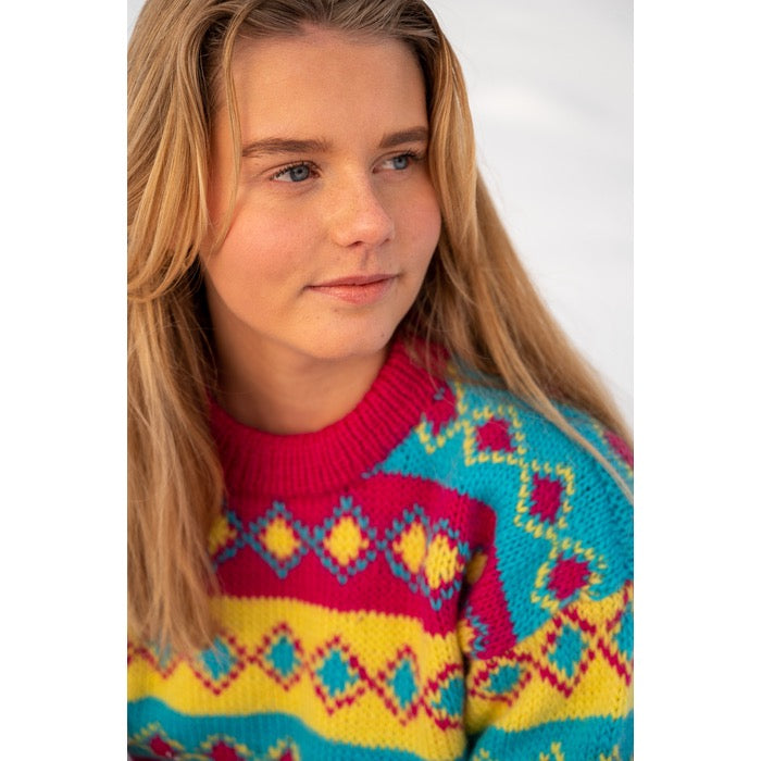 Mel – färgstark oversizetröja