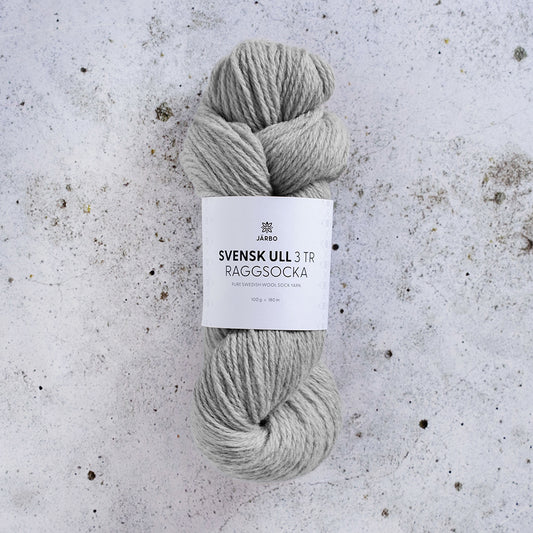 Svensk Ull 3 tr - Raggsocka - Garn från Järbo