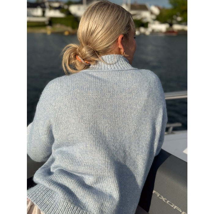 Nicks tröja - slätstickad tröja i Cotton Alpakka