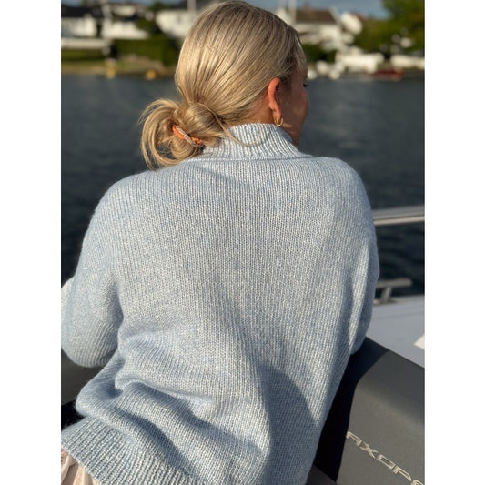 Nicks tröja - slätstickad tröja i Cotton Alpakka