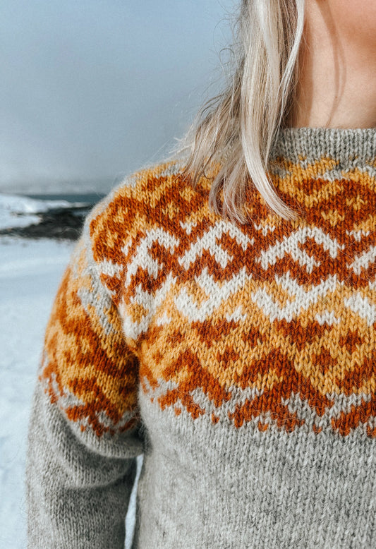 Vuorji Sweater - digitalt mönster