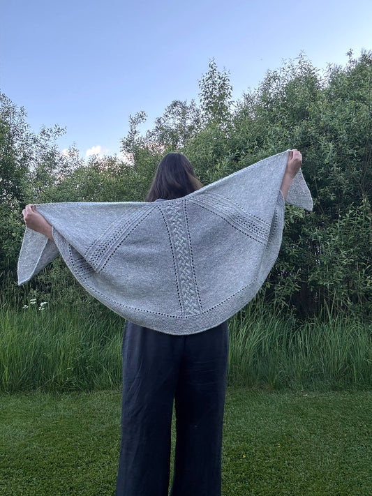 Heights and Valleys Shawl – stickmönster till sjal