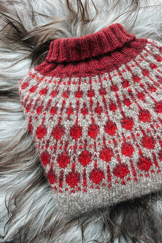 Lingonberry Sweater -garnkit från 708kr