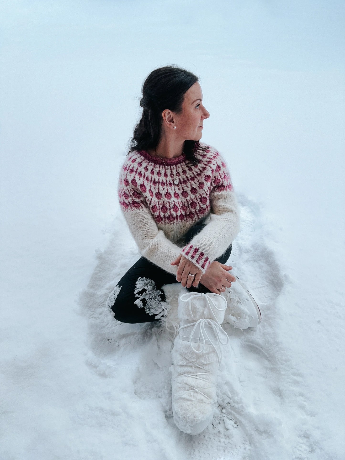 Raspberry Sweater - digitalt mönster