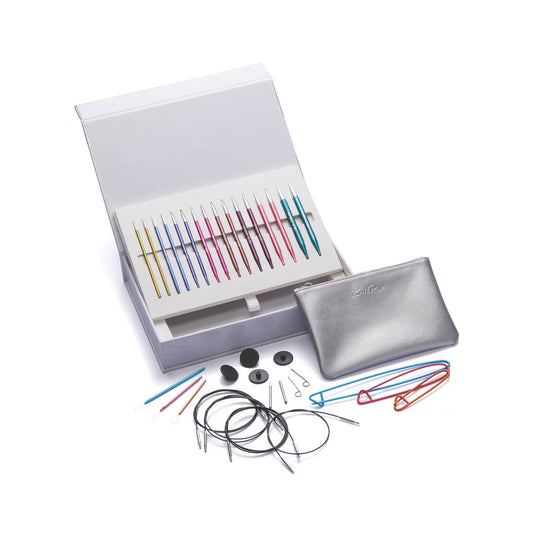 KnitPro Zing Melodies of Life - Set med ändstickor (8 par, 13 cm)