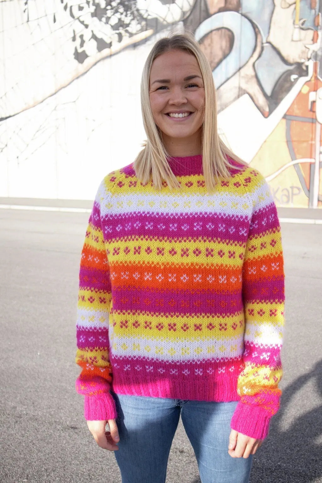 Handbollströja - unisex i Fryd Och Silk Mohair
