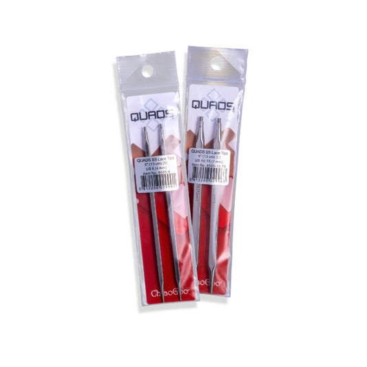 ChiaoGoo QUADS Lace ändstickor