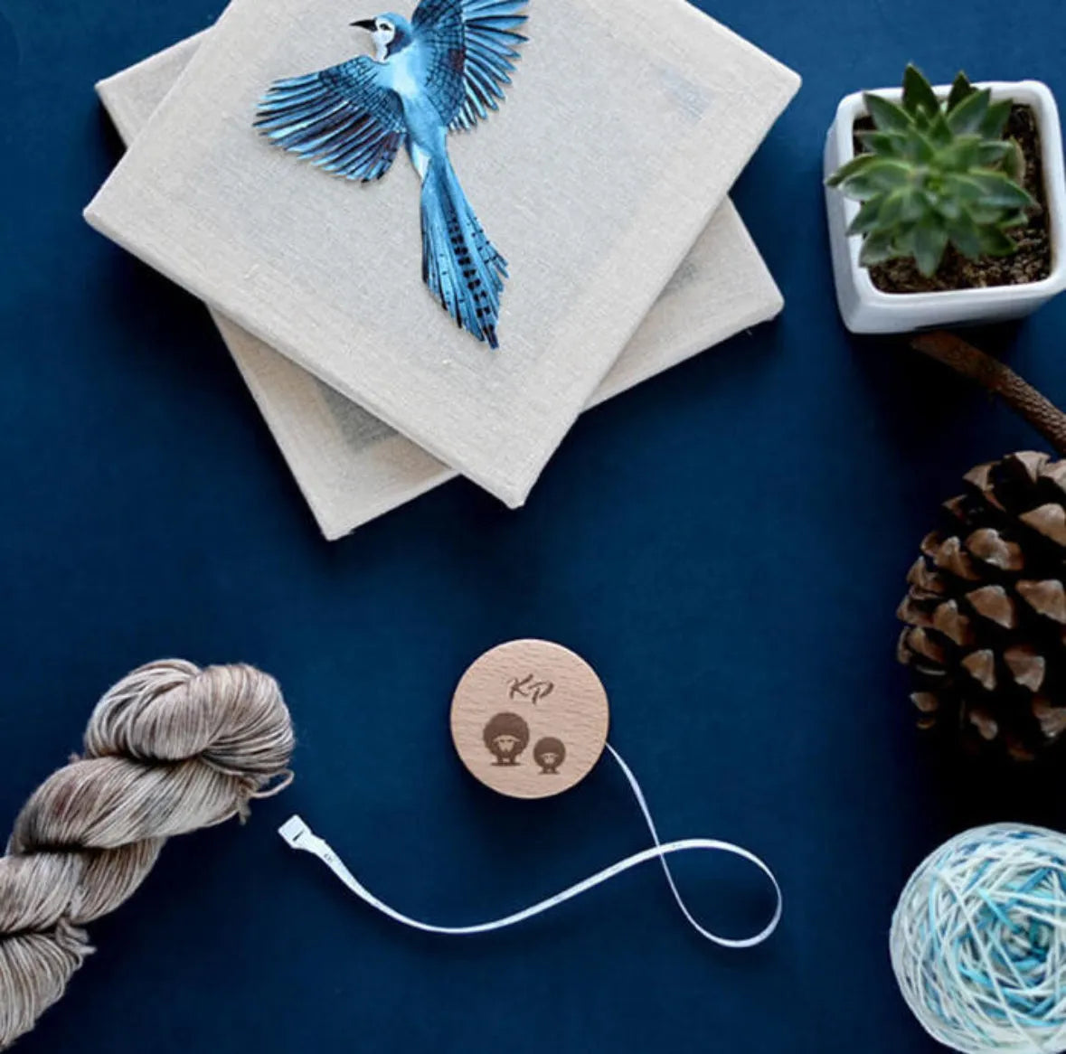 Måttband i trä från KnitPro - Fru Olesen Garn