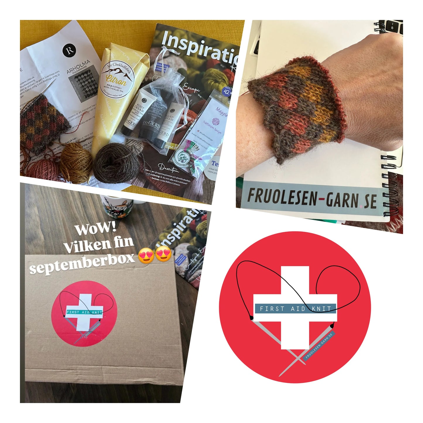 First Aid Knit september 2024 - Fru Olesen Garn