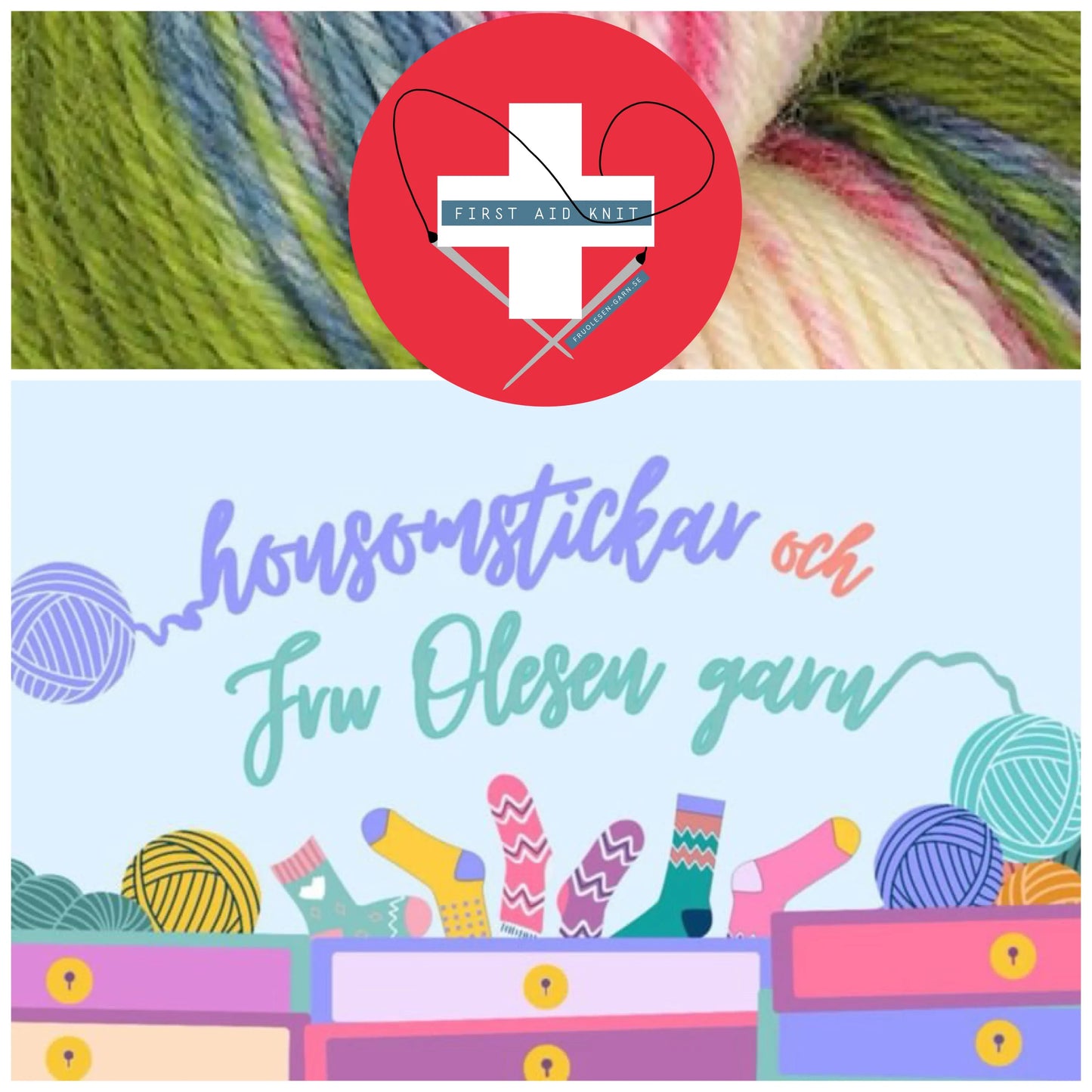 First Aid Knit mars 2025 - Fru Olesen Garn