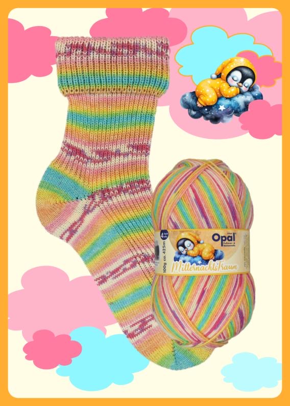 Midnight Dream - sock yarn from Opalgarn