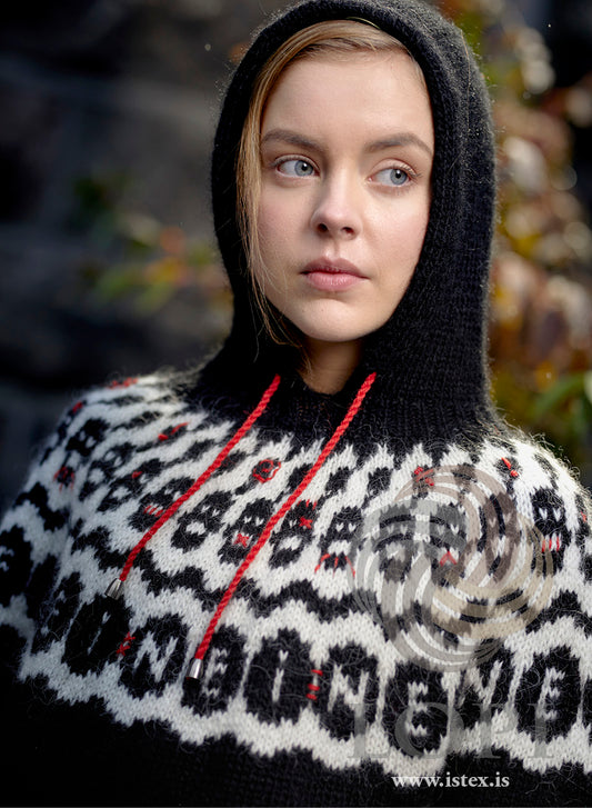 Nei - islandströja i Lettlopi