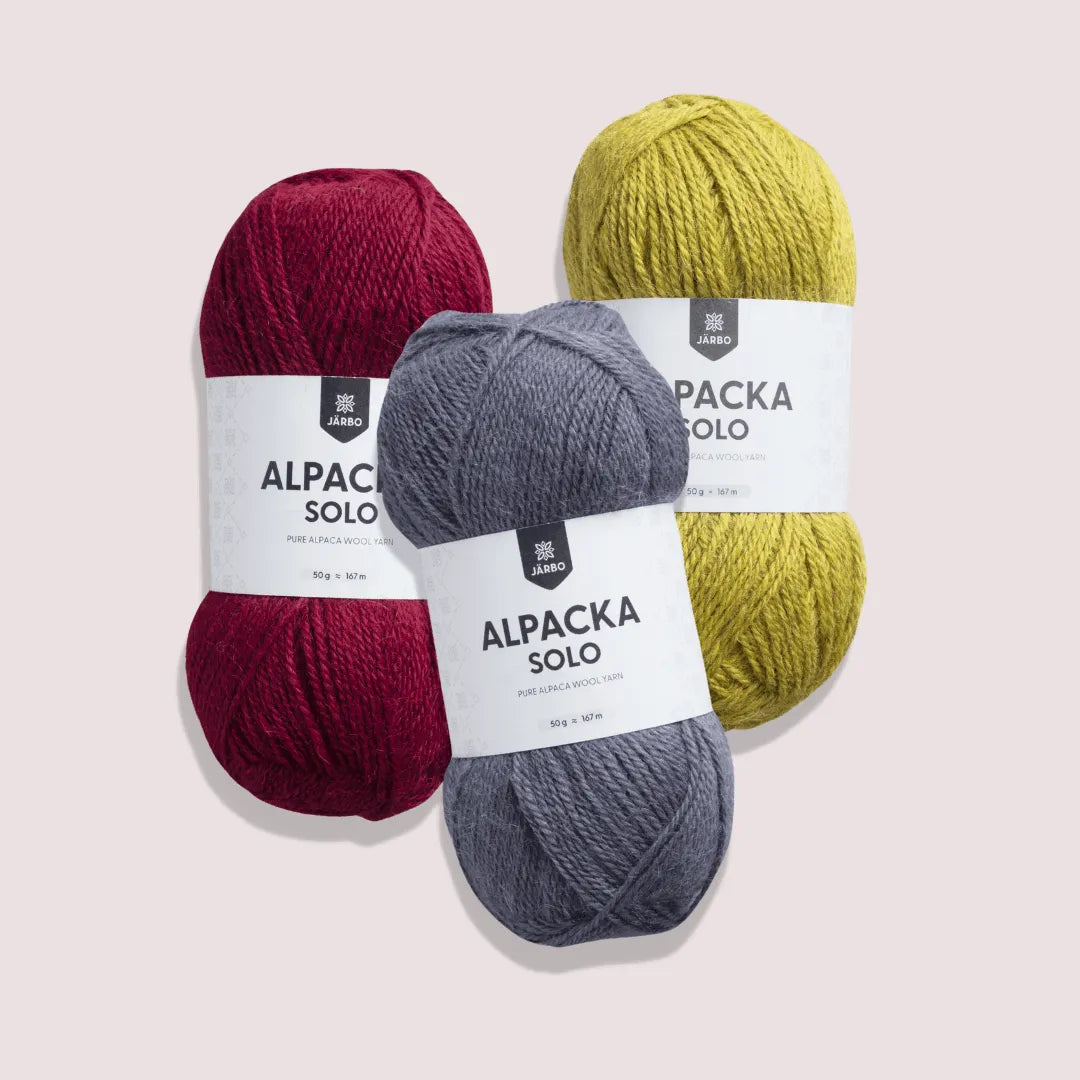 Alpacka Solo - Garn från Järbo - Fru Olesen Garn