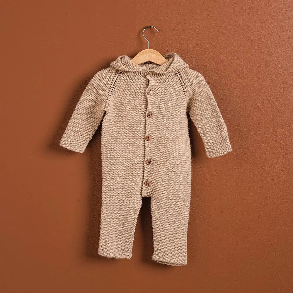 Ambra – babyoverall med öron - Fru Olesen Garn