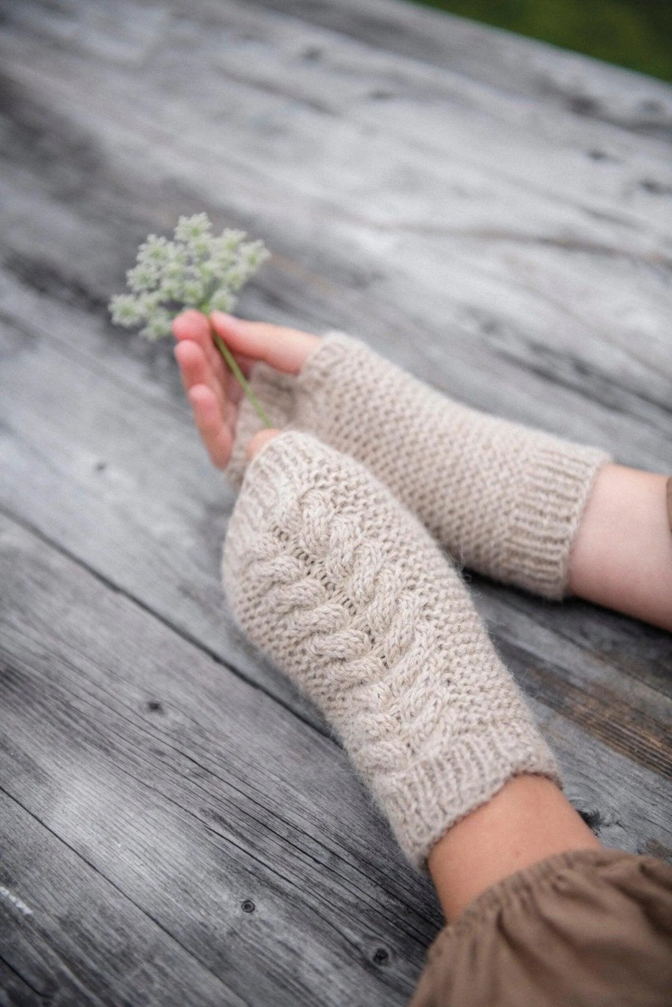 Dröm - halvvantar - Fru Olesen Garn