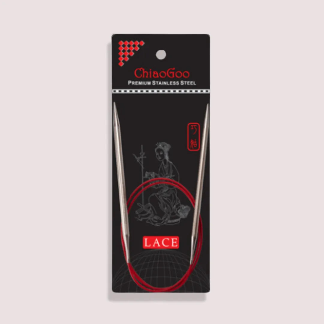 ChiaoGoo SS Red Lace Rundstickor - Fru Olesen Garn