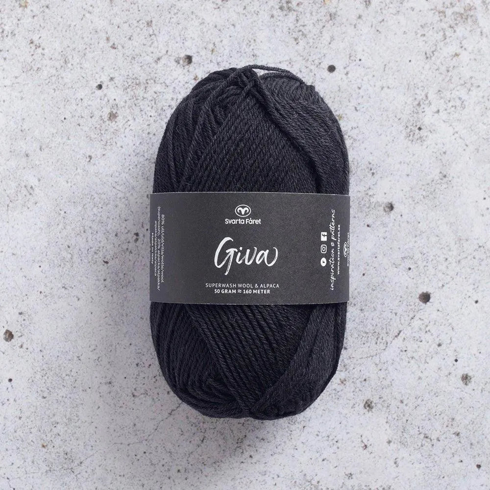 Giva - Garn från Svarta Fåret - Fru Olesen Garn