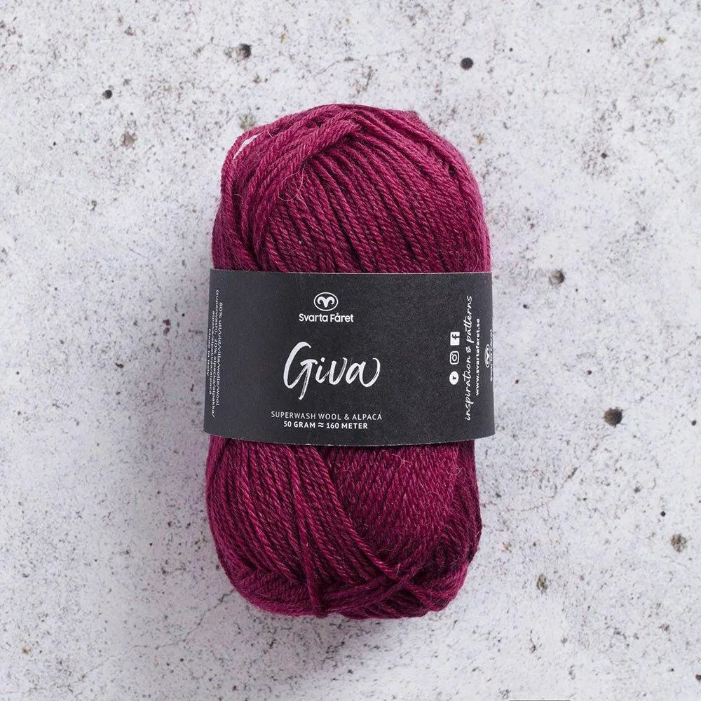 Giva - Garn från Svarta Fåret - Fru Olesen Garn