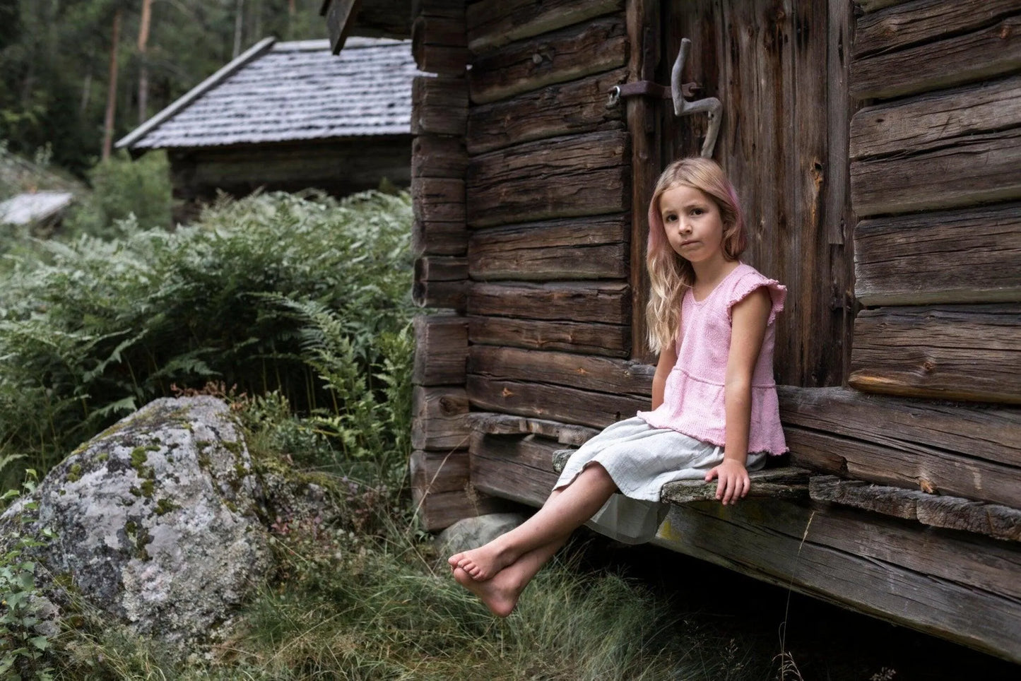 Lavendel – Stickad topp - Fru Olesen Garn