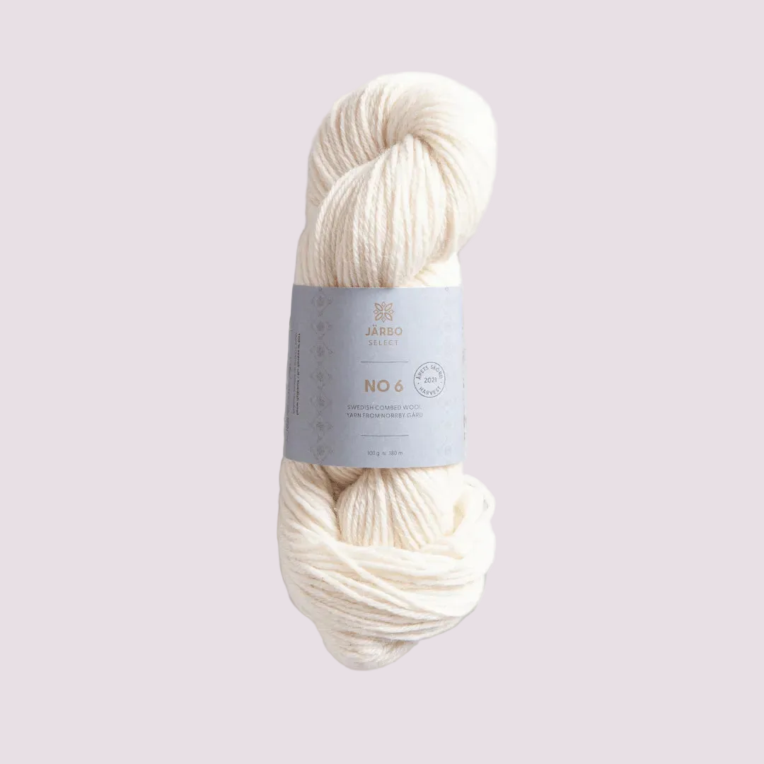 Järbo Select No. 6 Dorset White - Fru Olesen Garn
