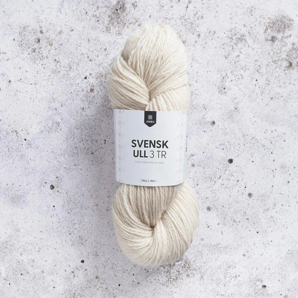 Svensk Ull 3 tr - Garn från Järbo - Fru Olesen Garn