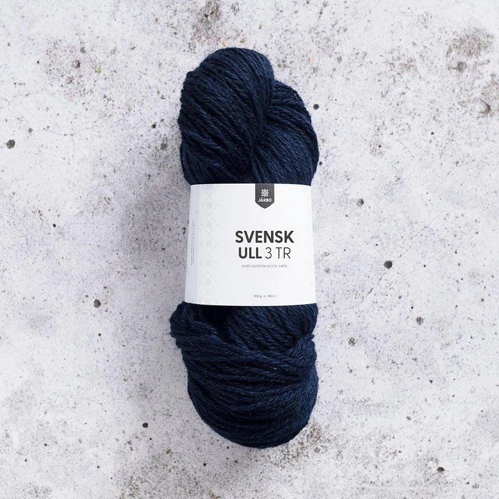 Svensk Ull 3 tr - Garn från Järbo - Fru Olesen Garn