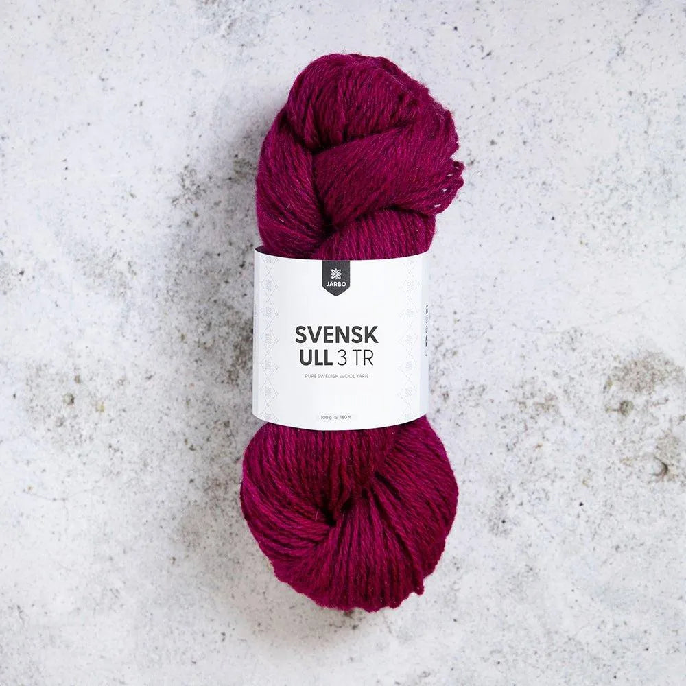 Svensk Ull 3 tr - Garn från Järbo - Fru Olesen Garn