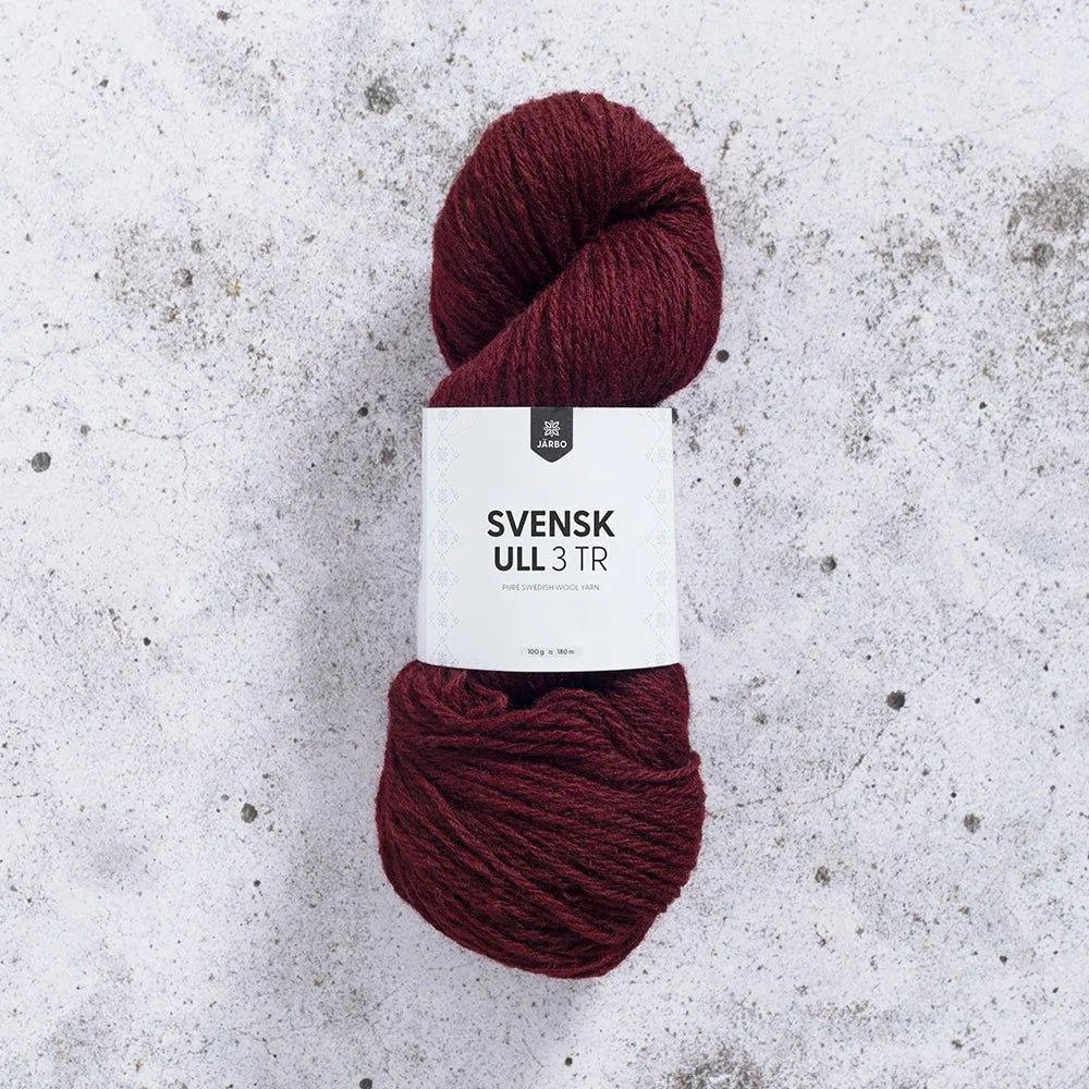 Svensk Ull 3 tr - Garn från Järbo - Fru Olesen Garn