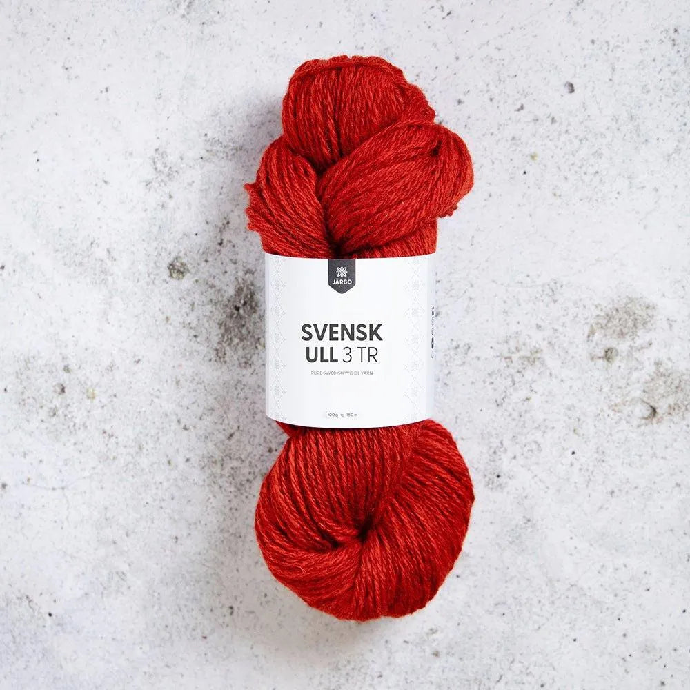 Svensk Ull 3 tr - Garn från Järbo - Fru Olesen Garn