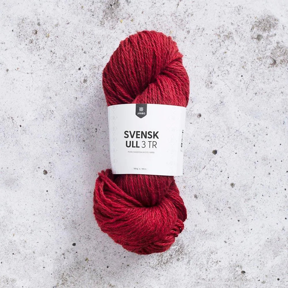 Svensk Ull 3 tr - Garn från Järbo - Fru Olesen Garn