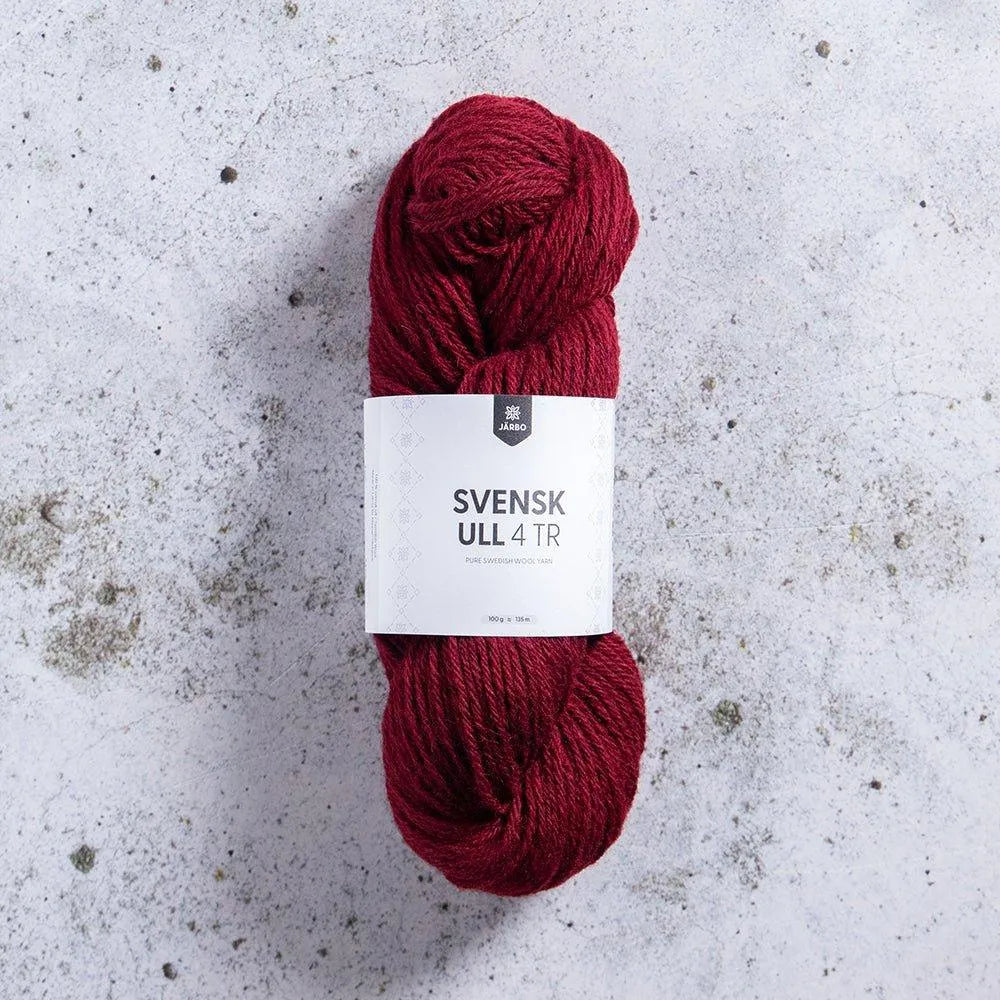 Svensk Ull 4 tr - Garn från Järbo - Fru Olesen Garn