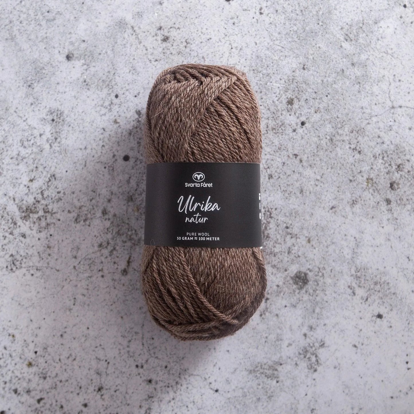 Ulrika Natur - Garn från Svarta Fåret - Fru Olesen Garn