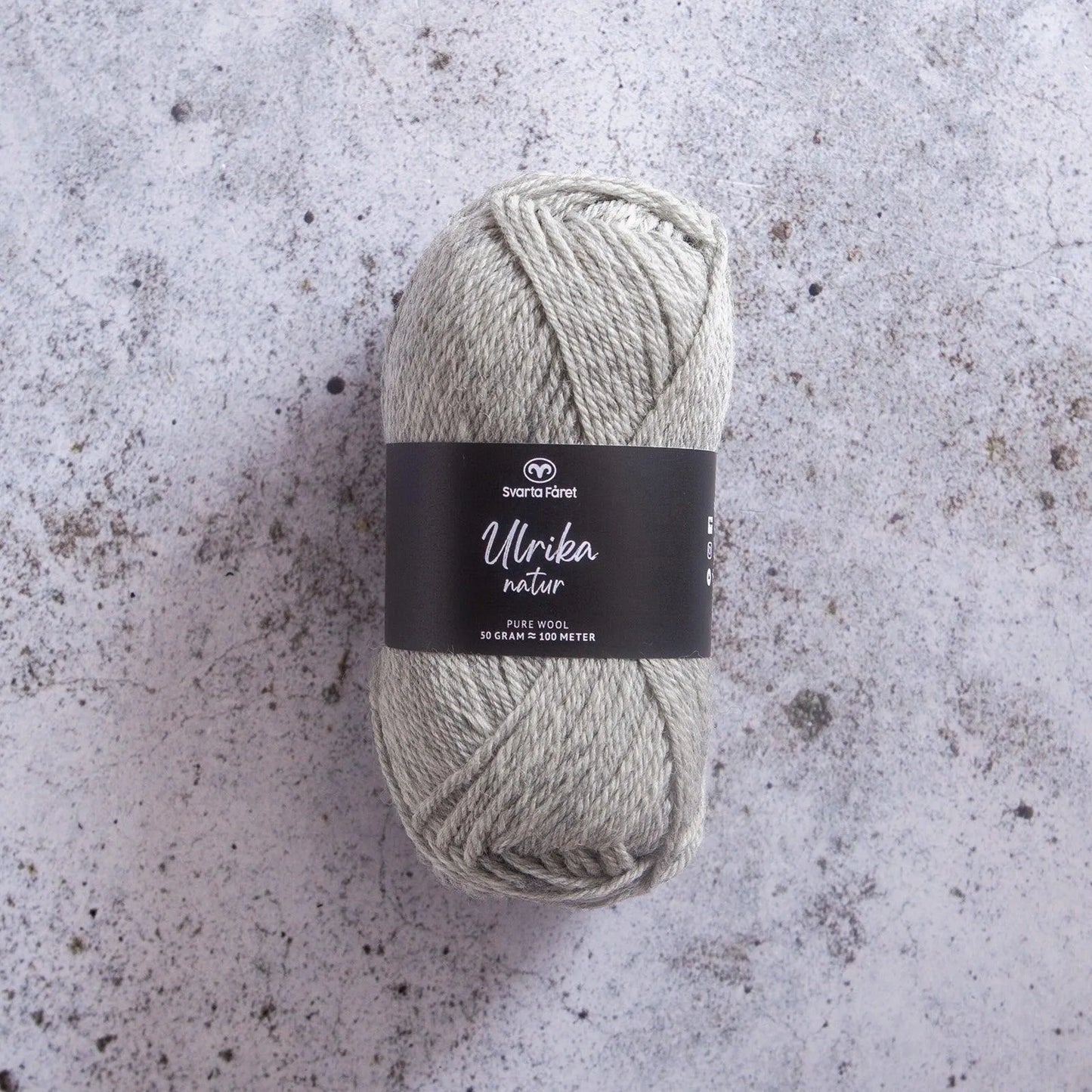Ulrika Natur - Garn från Svarta Fåret - Fru Olesen Garn