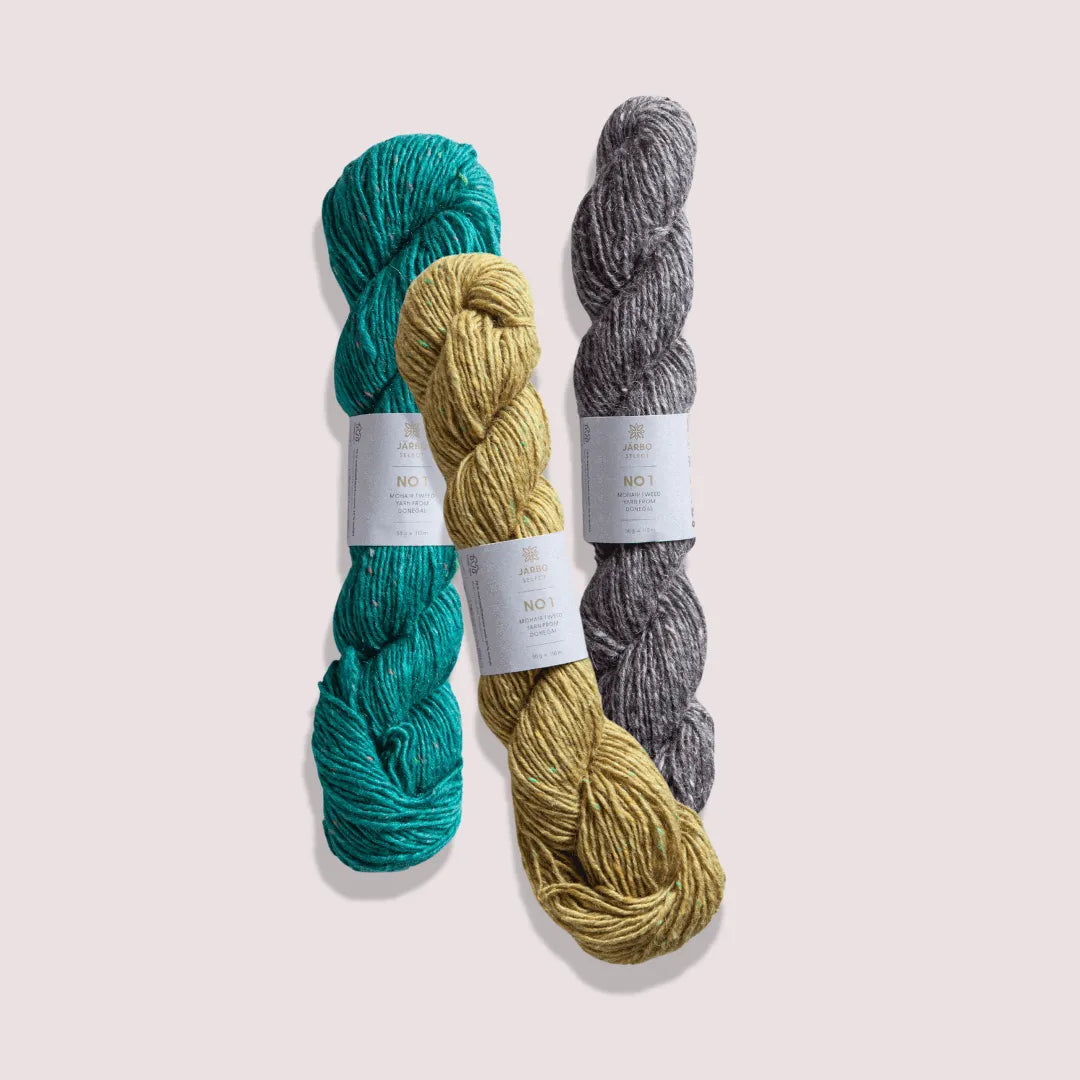 Järbo Select no. 1 - Mohair Tweed - Fru Olesen Garn