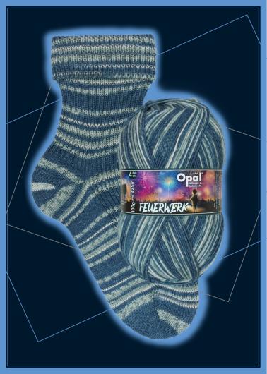 Fyrverkeri - sockgarn från Opalgarn