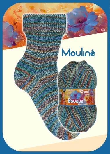 Bouquet Mouliné - sockgarn från Opalgarn