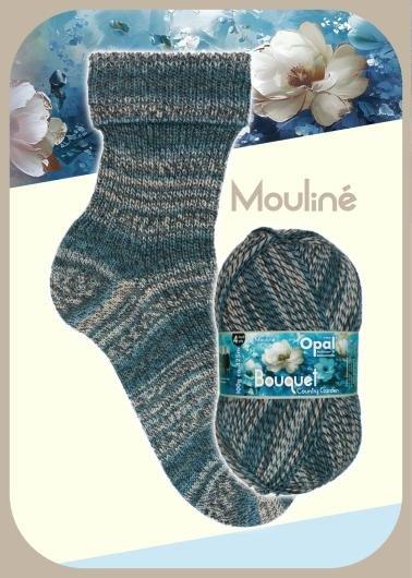 Bouquet Mouliné - sockgarn från Opalgarn