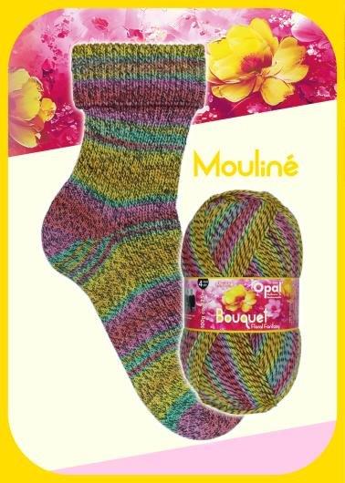 Bouquet Mouliné - sockgarn från Opalgarn