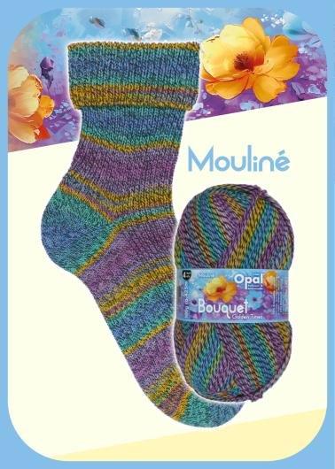 Bouquet Mouliné - sockgarn från Opalgarn
