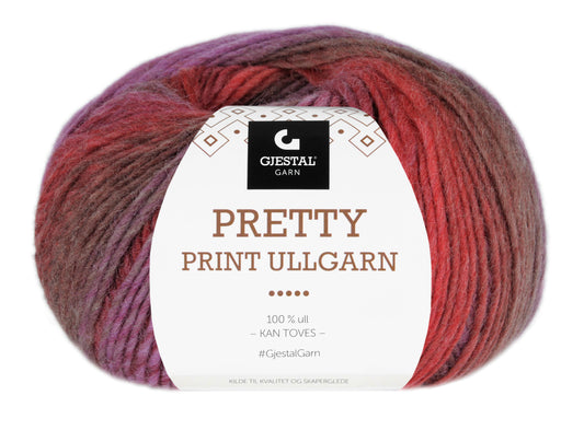Pretty Print ullgarn från Gjestal Garn