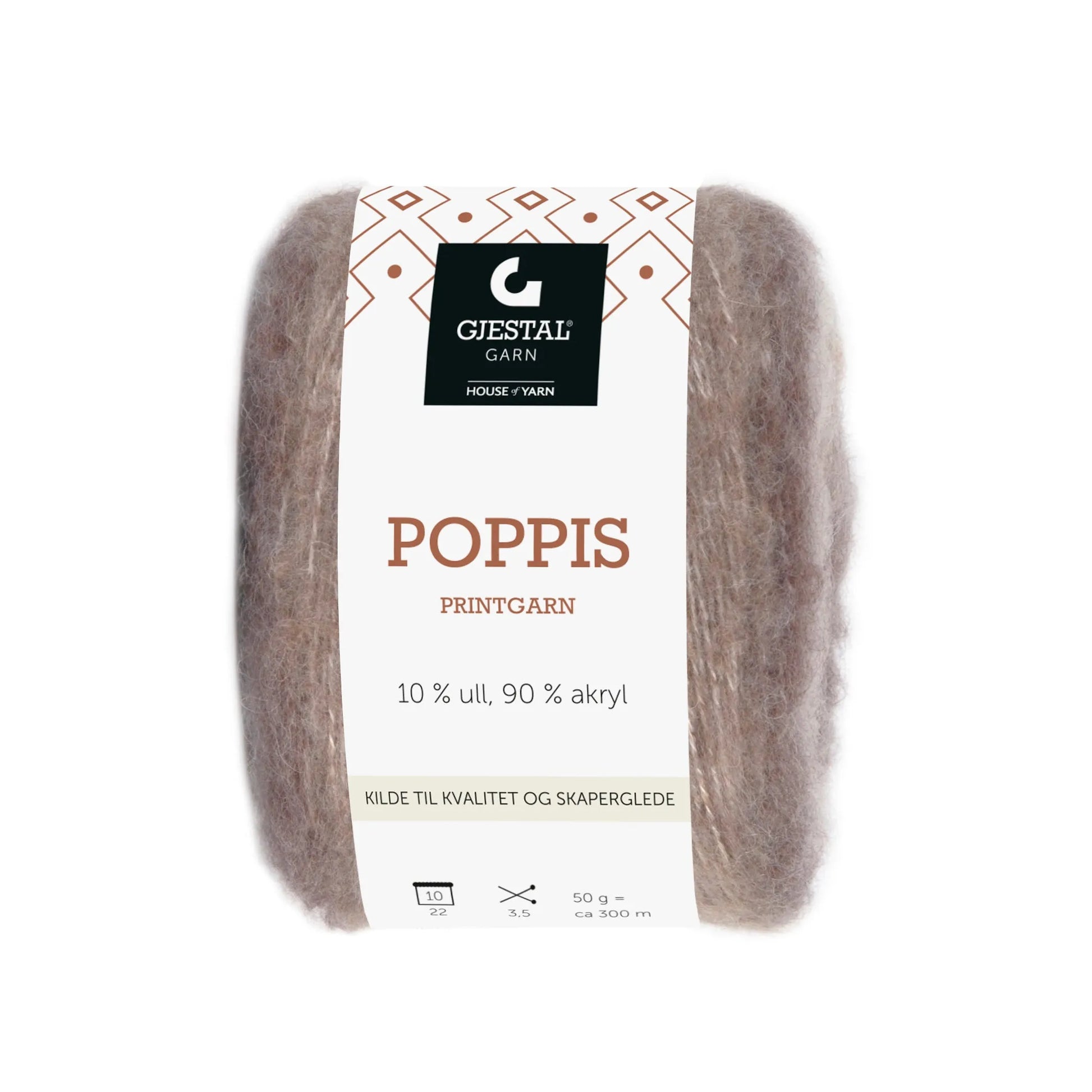 🧶SNART I LAGER🧶Gjestal Garn Poppis - Fru Olesen Garn