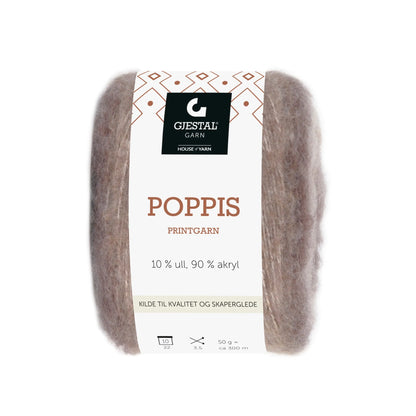 🧶SNART I LAGER🧶Gjestal Garn Poppis - Fru Olesen Garn